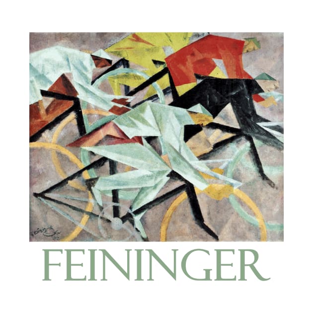 Cyclists by Lyonel Feininger by Naves