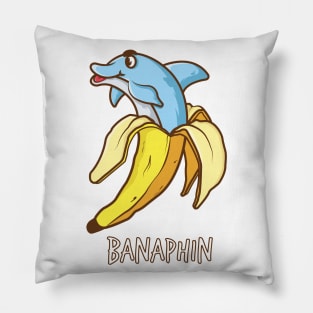 Banana Dolphin Pillow