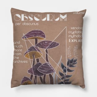 Obscurum Cover Page | Fictional Scientific Journal White Pillow