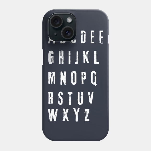 funny alphabet wall Phone Case by GloriaArts⭐⭐⭐⭐⭐