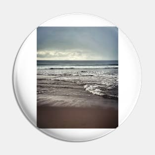 Stormy beach Pin