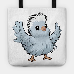 Lovely cartoon silkie chicken Tote