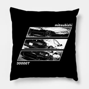 MITSUBISHI 3000GT Black 'N White Archive 2 (Black Version) Pillow