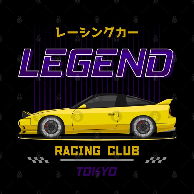 Tuner Yellow S13 JDM by GoldenTuners