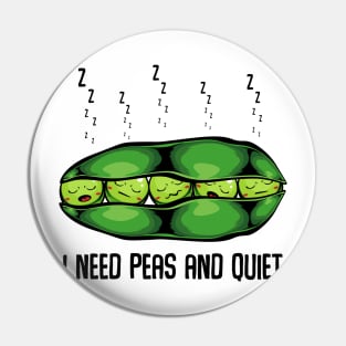 Vegan Peas Pin