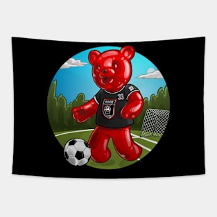 Soccer Gummi Bear Tapestry