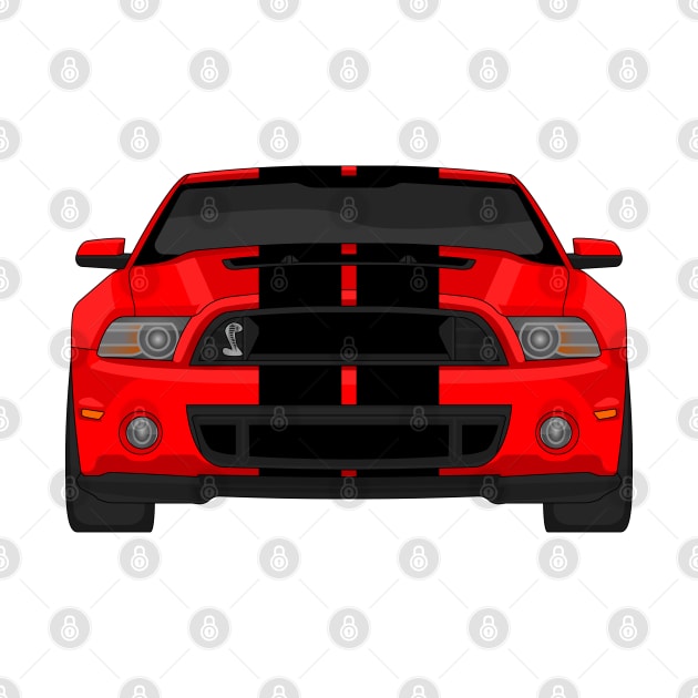 MUSTANG SHELBY GT500 RED by VENZ0LIC