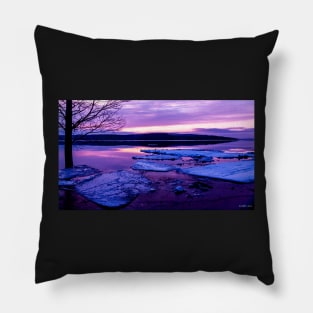 Early Spring Sunrise in New Brunswick Pillow