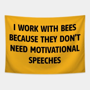 Beekeeper - Funny Beekeeper Saying Tapestry
