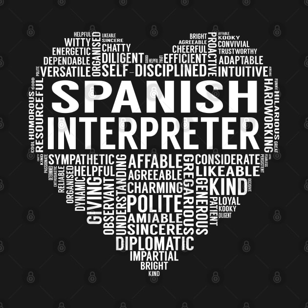 Spanish Interpreter Heart by LotusTee