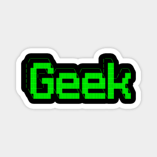 Geek Computer Text Magnet