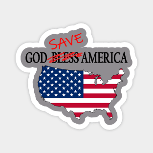 God Save America Magnet