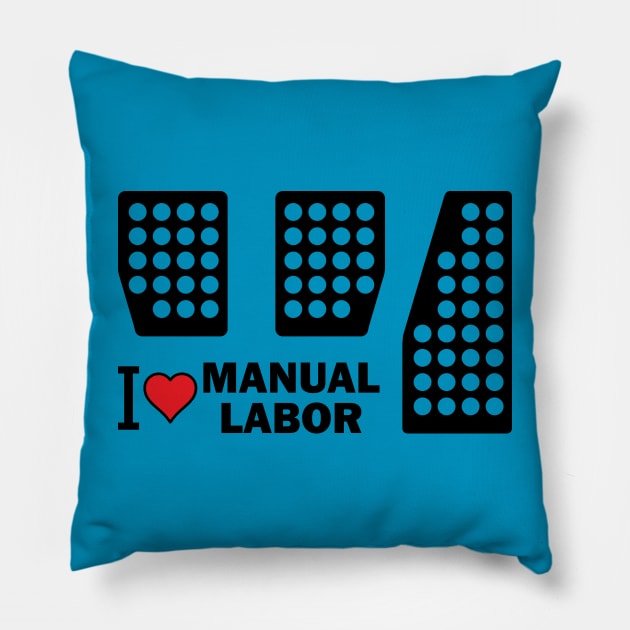 Manual Transmission Dark Pillow by JosieJ