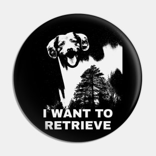 I Want to Retrieve X-Files Poster Parody Pin