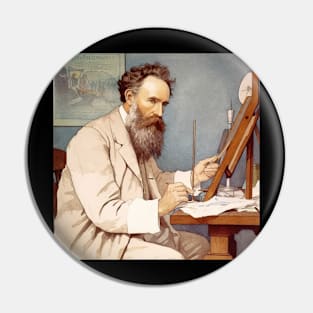 Wilhelm Conrad Roentgen Pin