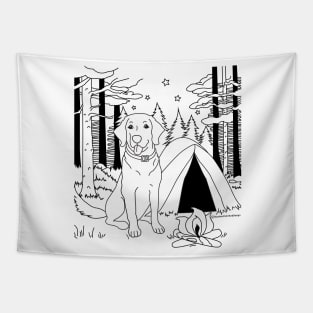 camping!  Coloring your own T-shirt Tapestry