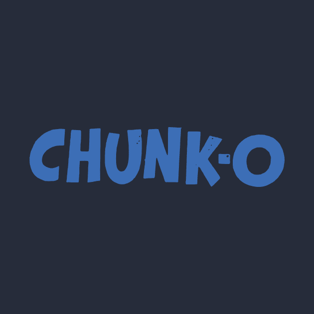 Chunk-o  in blue by Eugene and Jonnie Tee's