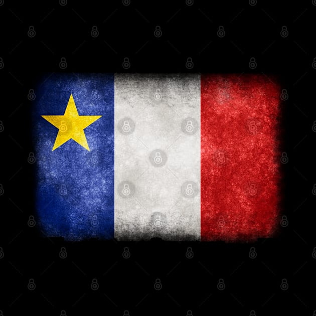 Acadie Acadian Flag by AllWellia