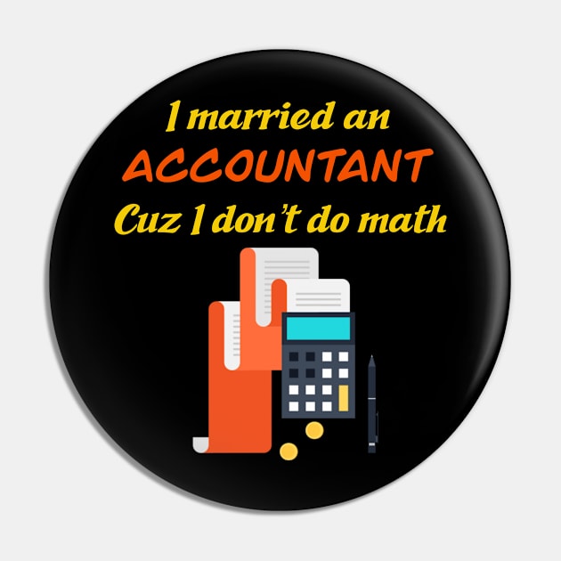 Funny Accountant Profession Pin by ScarabMotorsports