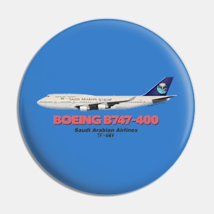 Boeing B747-400 - Saudi Arabian Airlines Pin
