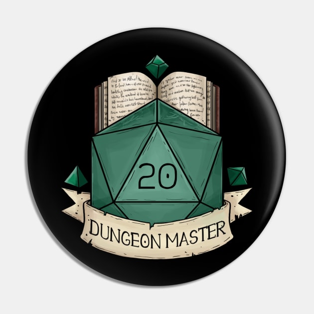 D20 - Dungeon Master Pin by Sheppard56