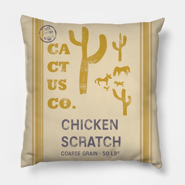 Saguaro Grain Sack Pillow by LochNestFarm