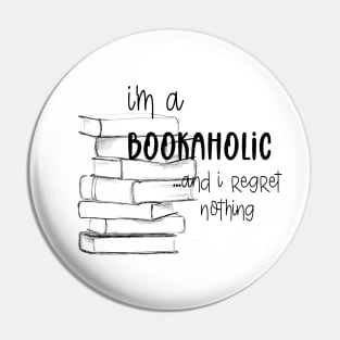 Bookaholic Pin