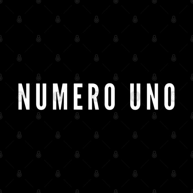 NUMERO UNO by boldstuffshop