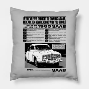 1965 SAAB - advert Pillow