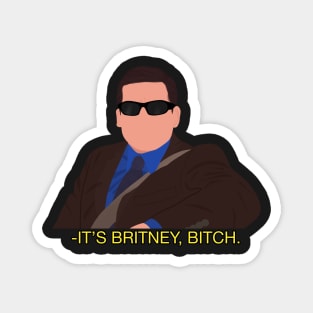 Office Michael Scott It's Britney B Meme Fan Art Magnet