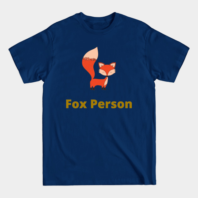 Discover Fox Person - Fox - Line - T-Shirt
