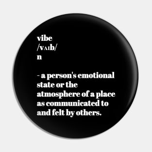 Vibe definition Pin