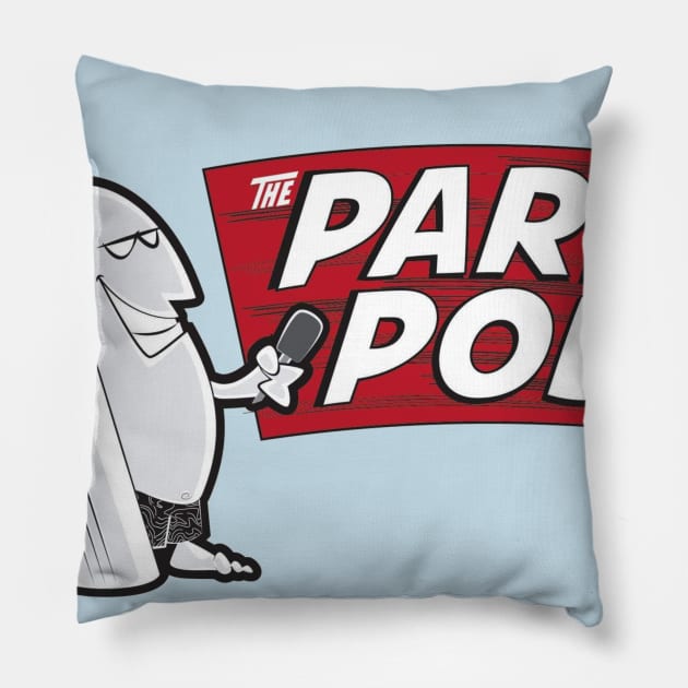 Silver Surf-Bro Fandom Pillow by parlipod