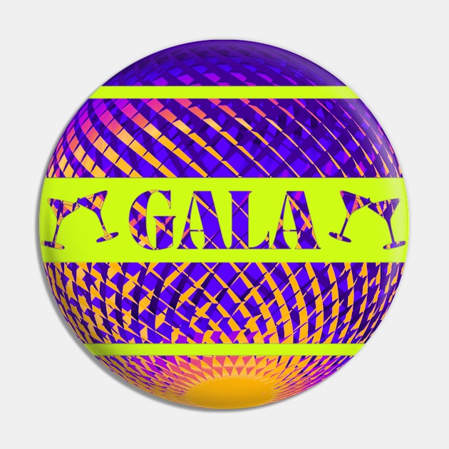 Colorful Gala discoball Pin by Bailamor