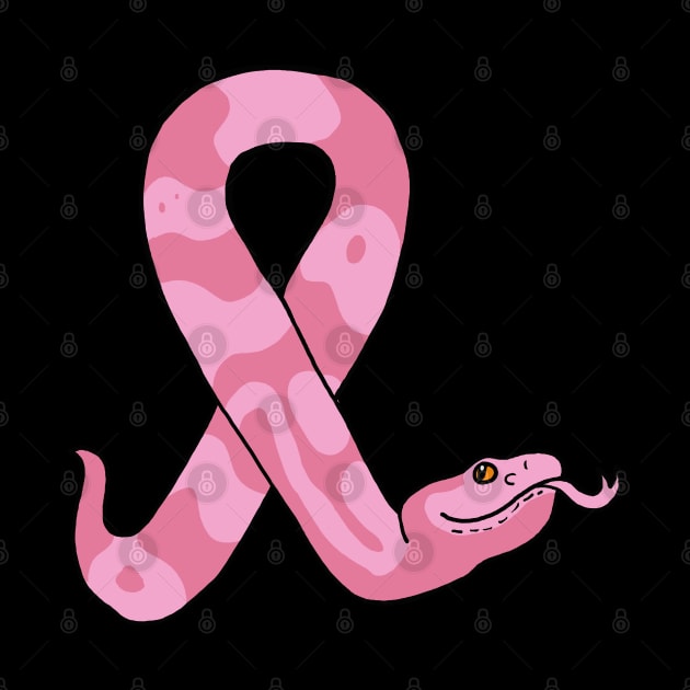 Pink Ribbon Copperhead Snake by SNK Kreatures