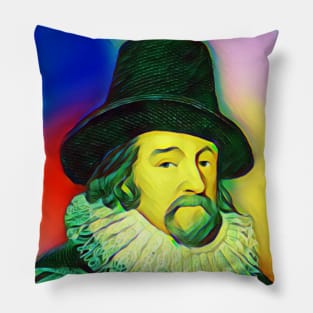 Francis Bacon Colourful Portrait | Francis Bacon Artwork 7 Pillow