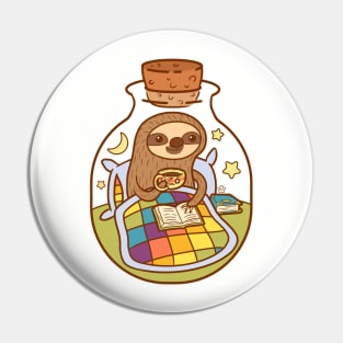 Bottle Sloth Pin