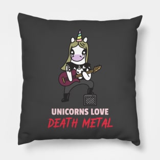 Death Metal - Unicorn Series Pillow