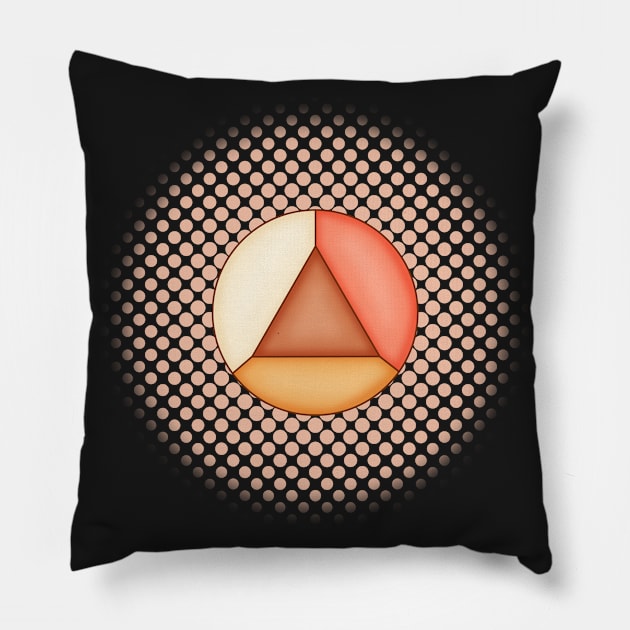 Padparadscha Gem V2 Pillow by Blackmoonrose13