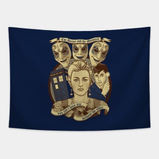 The Doctor and the monsters Tapestry