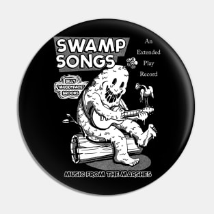 Swamp Songs - Black/White Pin