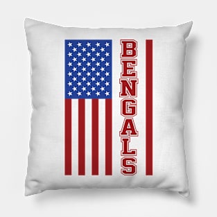 Bengals Football Pillow