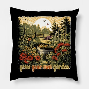 Grow Your Own Garden Pillow