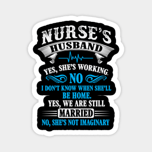 Nurse Proud Husband Magnet