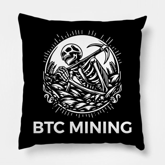 BTC Mining Pillow by lkn