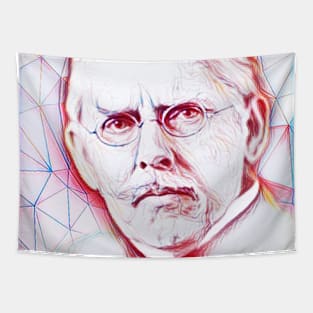 Jacob Riis Portrait | Jacob Riis Line Art Tapestry