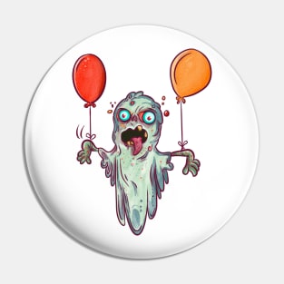 Zombie Ghost Flying Pin