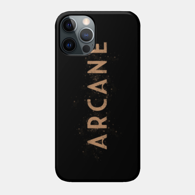 Arcane Logo - Texturized - Arcane - Phone Case