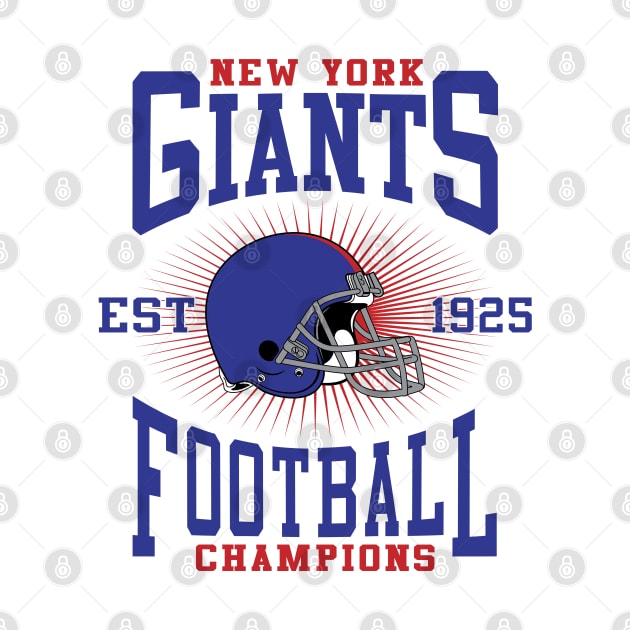 New York Giants Football Champions by genzzz72