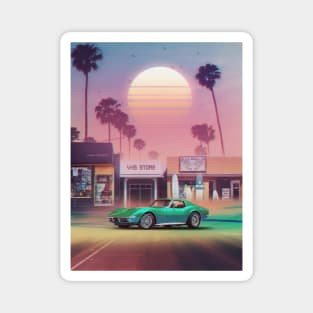 Synthwave Sunset Drive Magnet